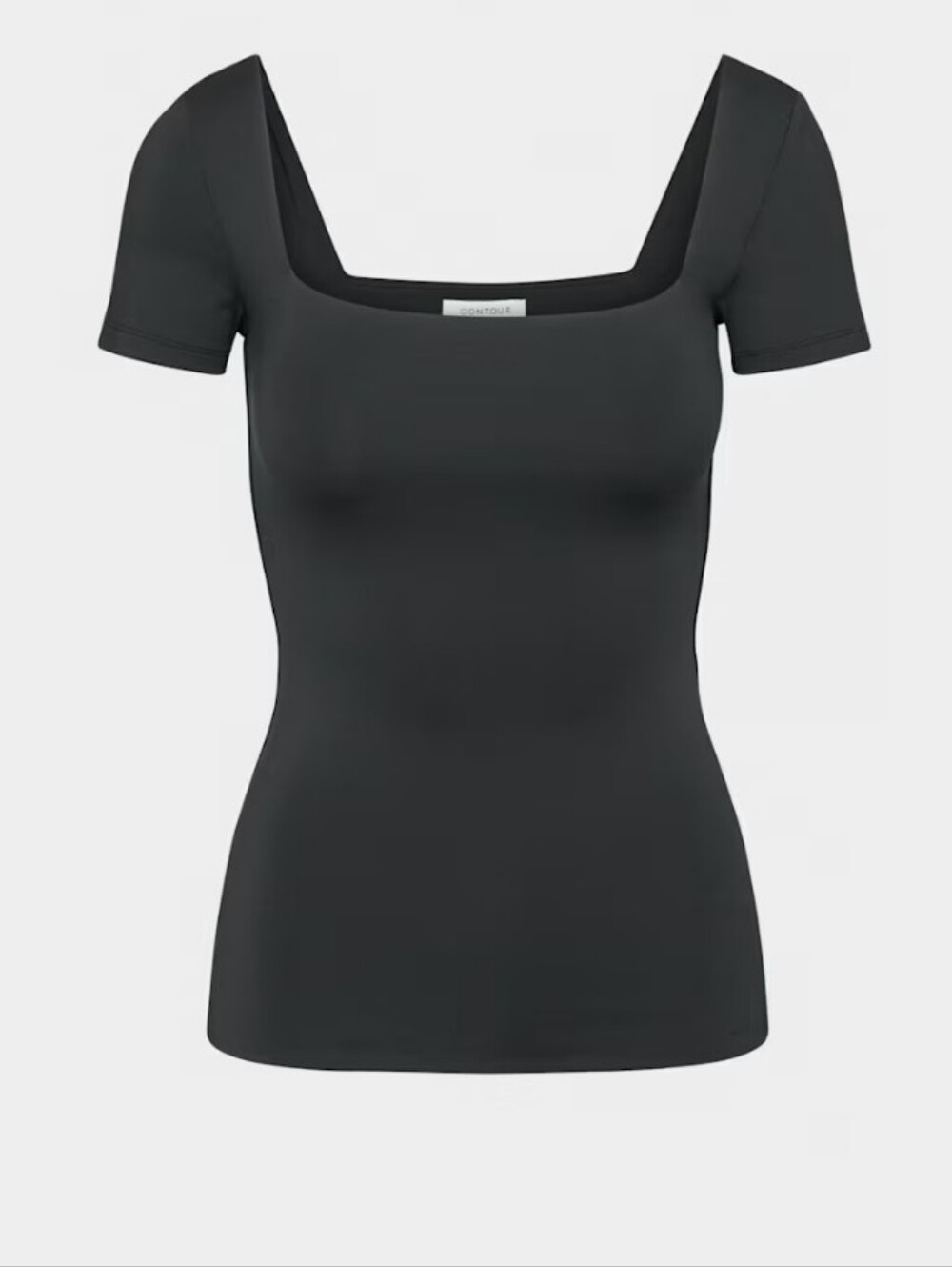 Original Contour Squareneck Hip T-Shirt black S